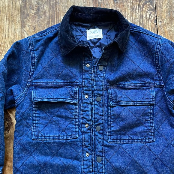 Zara boys quilted barn jacket - Picture 3 of 5